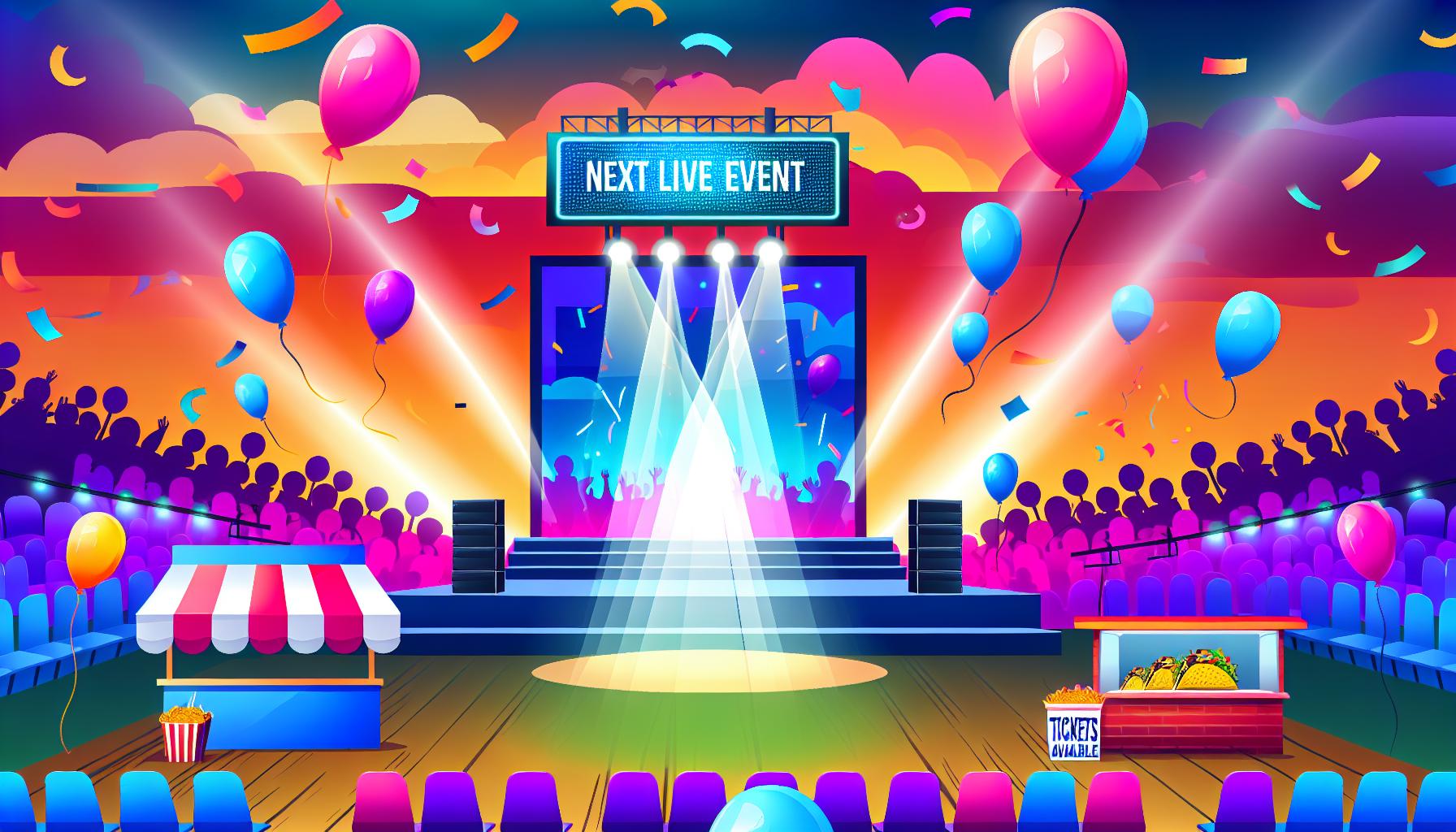 our next live event