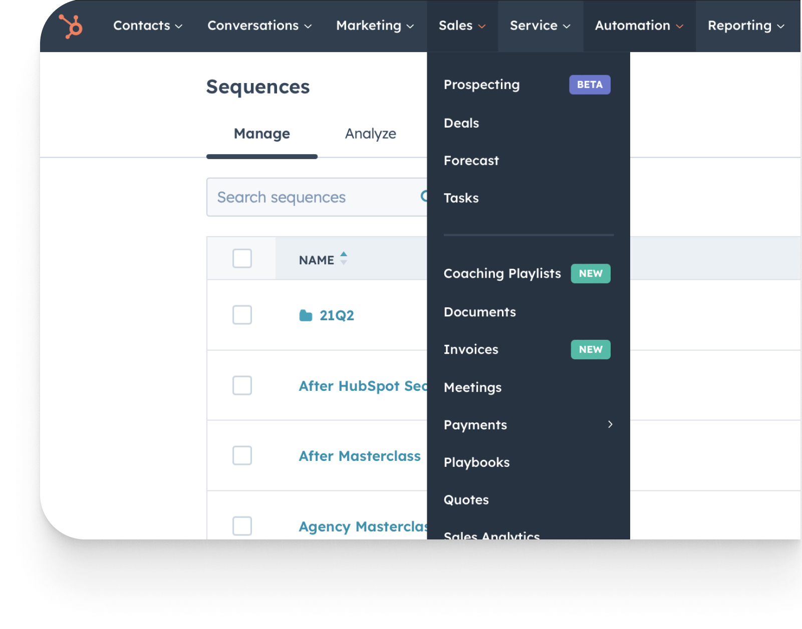 Hubspot features screenshot-1