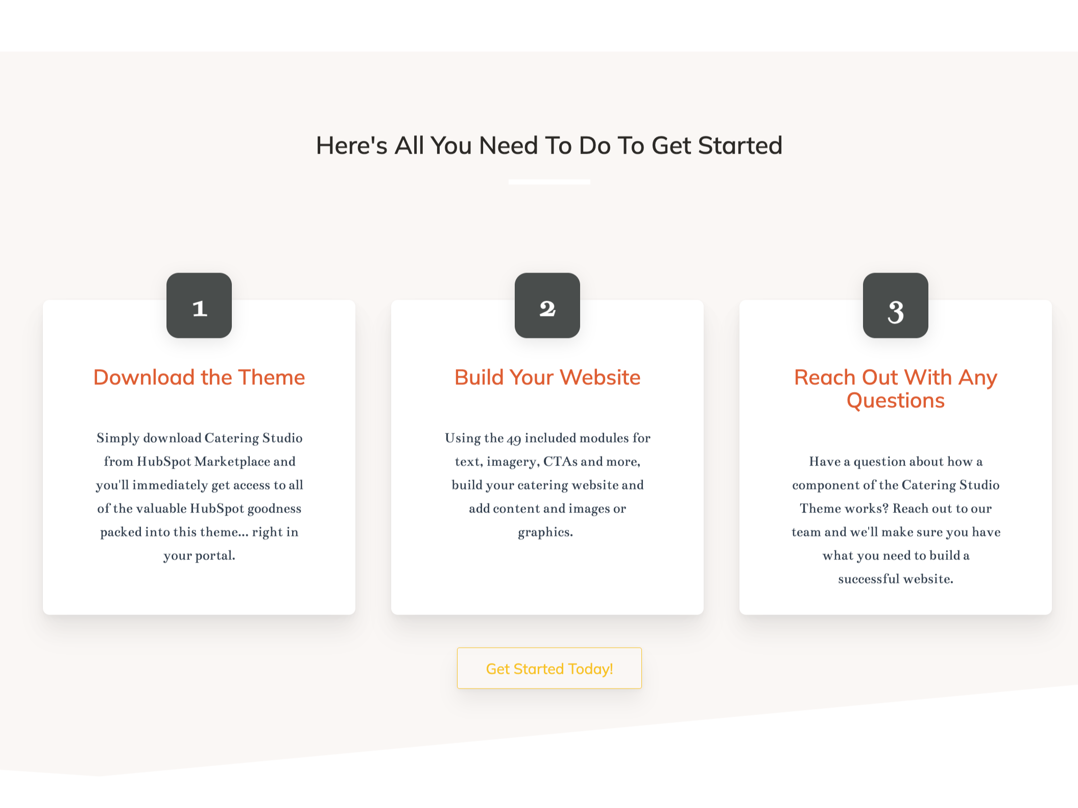 Three Step Call To Action