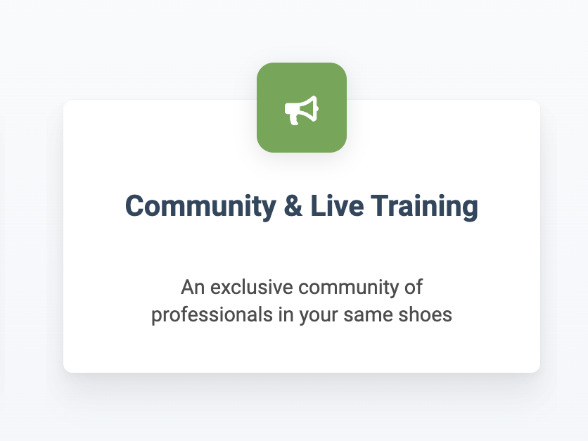 Community & Live Group Training