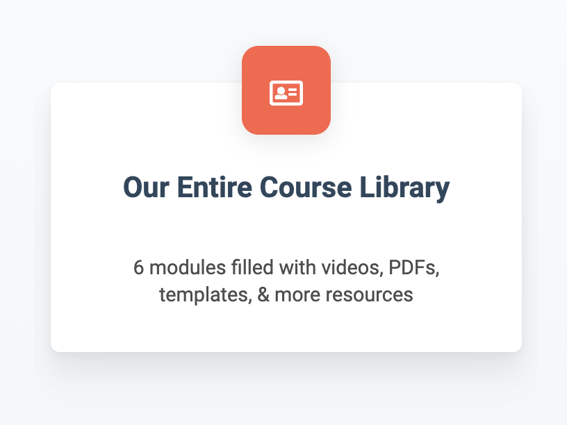 Our Entire Course Training Library