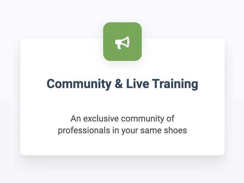 Community & Live Group Training