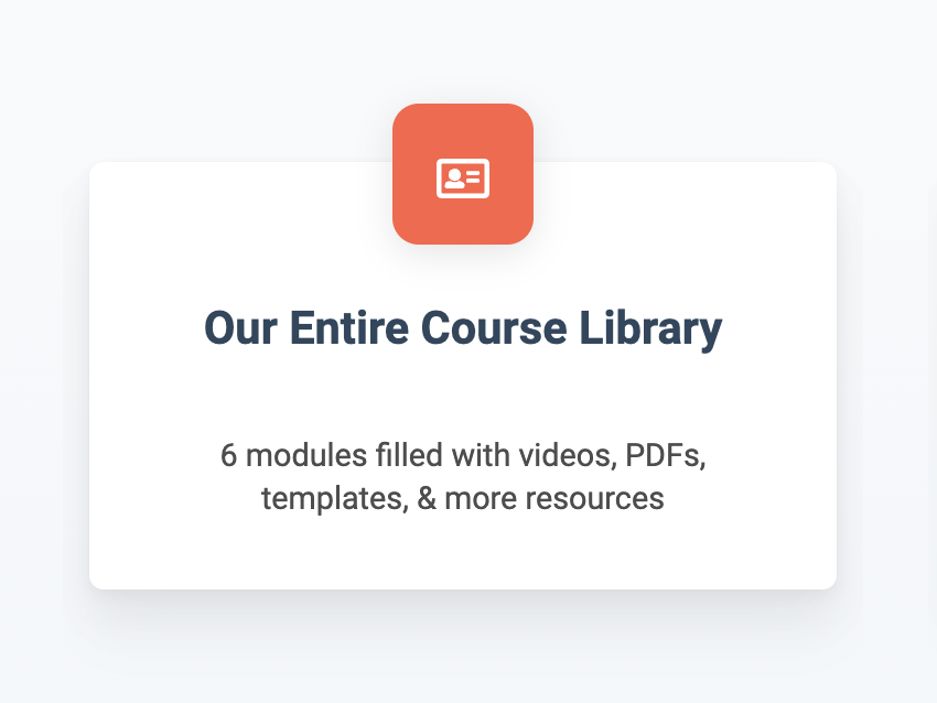 Our Entire Course Training Library